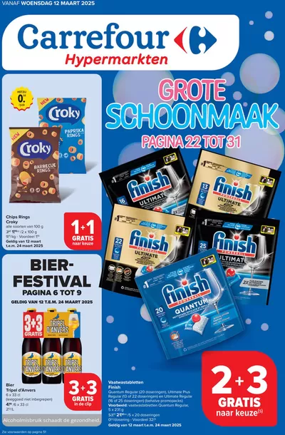Promos de Supermarchés à Mons | Grote Schoonmaak sur Carrefour | 12/3/2025 - 24/3/2025