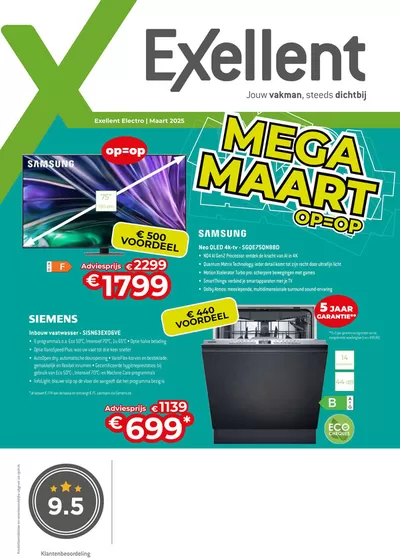 Catalogue Exellent à Gent | Tv & Audio Mega Maart | 1/3/2025 - 31/3/2025