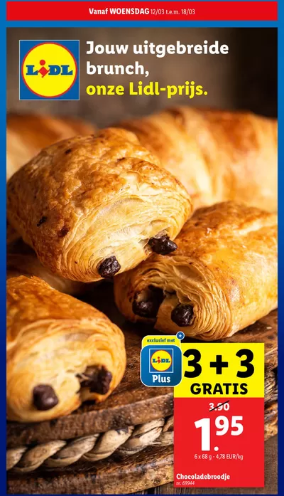 Promos de Supermarchés à Mons | Deze Week sur Lidl | 12/3/2025 - 18/3/2025