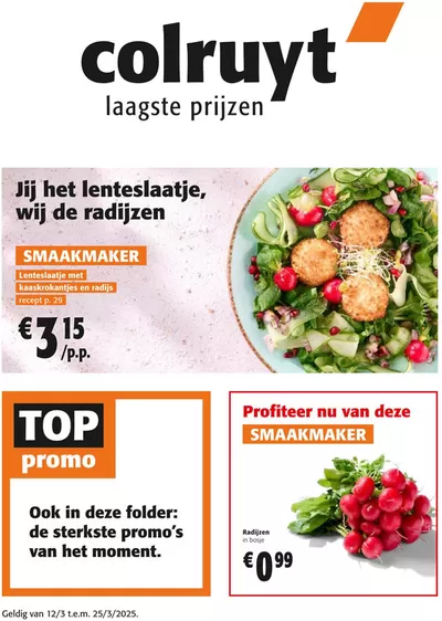 Promos de Supermarchés à Mons | Laagste Prijzen sur Colruyt | 12/3/2025 - 25/3/2025