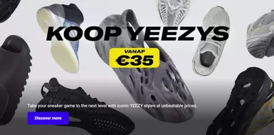 Promos de Sport à Tienen | Koop Yeezys sur Sports Direct | 15/3/2025 - 27/3/2025