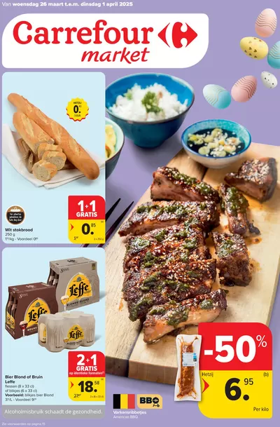 Catalogue Carrefour Market à Charleroi | Market | 26/3/2025 - 1/4/2025