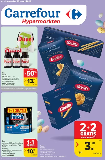 Catalogue Carrefour à Audenarde | Hypermarkten | 26/3/2025 - 7/4/2025