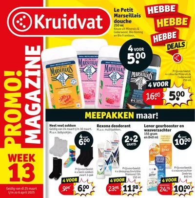 Promos de Parfumeries et Beauté à Mouscron | Week 13 sur Kruidvat | 25/3/2025 - 6/4/2025
