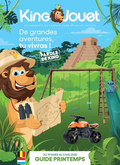 Promos de Jouets et Bébé à Mons | Guide Printemps sur King Jouet | 25/3/2025 - 5/5/2025