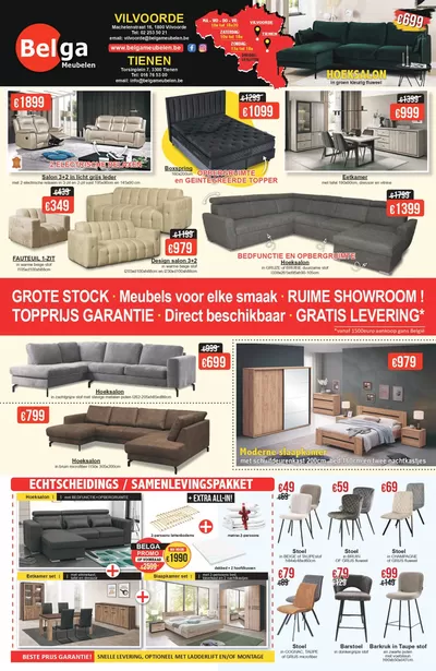 Promos de Meubles et Décoration | Promo sur Belga Meubelen | 26/3/2025 - 15/5/2025
