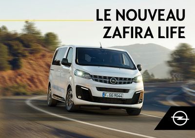 Promos de Voitures et Motos à Mons | Zafira Life sur Opel | 30/8/2023 - 29/7/2024