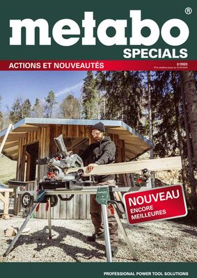 Promos de Bricolage et Jardin | FR- Action et Nouveautés sur Metabo | 1/9/2023 - 31/1/2024