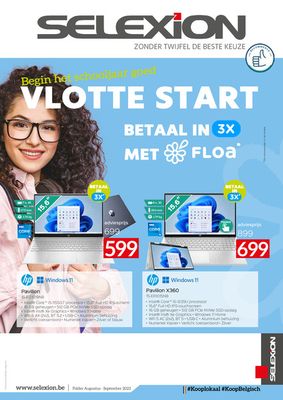 Catalogue Selexion | NL- Begin het Schooljaar goed Vlotte Start | 4/9/2023 - 30/9/2023