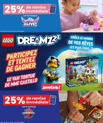Promos de Jouets et Bébé à Liège | 25% de Remise immédiate* sur Jouéclub | 17/9/2023 - 1/10/2023