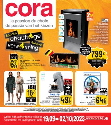 Catalogue Cora à Crainhem | Spécial chauffage - Speciaal verwarming 19-09 | 19/9/2023 - 2/10/2023
