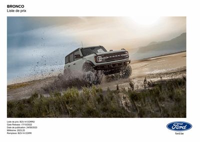 Catalogue Ford à Wetteren | Ford Bronco_ | 19/9/2023 - 19/9/2024