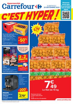 Promos de Supermarchés à Bruges | Vos offres hypermarché exclusives sur Carrefour | 20/9/2023 - 2/10/2023