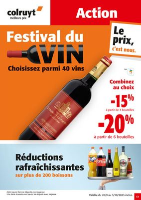 Catalogue Colruyt à Bruxelles | Festival du Vin | 21/9/2023 - 3/10/2023