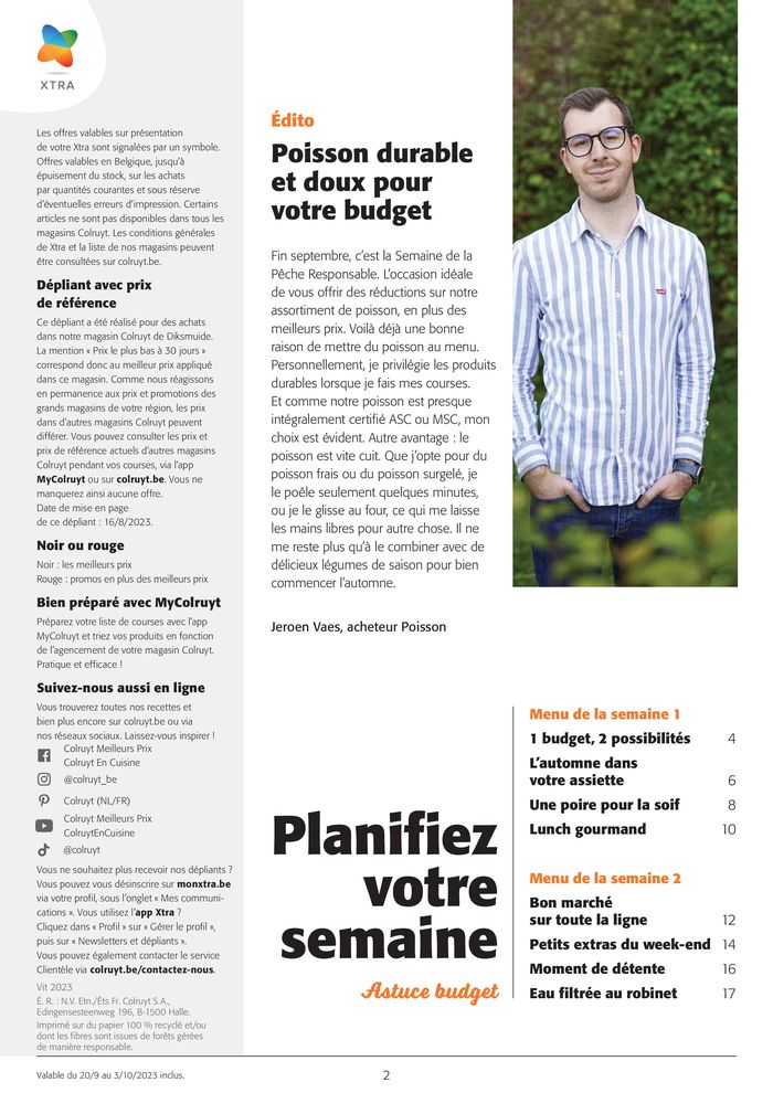 Catalogue Colruyt | Saveaurn d'automne aux Meilleurs Prix | 21/9/2023 - 3/10/2023