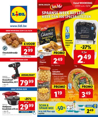 Promos de Supermarchés à Charleroi | Folder 27/09 - 03/10 sur Lidl | 27/9/2023 - 3/10/2023