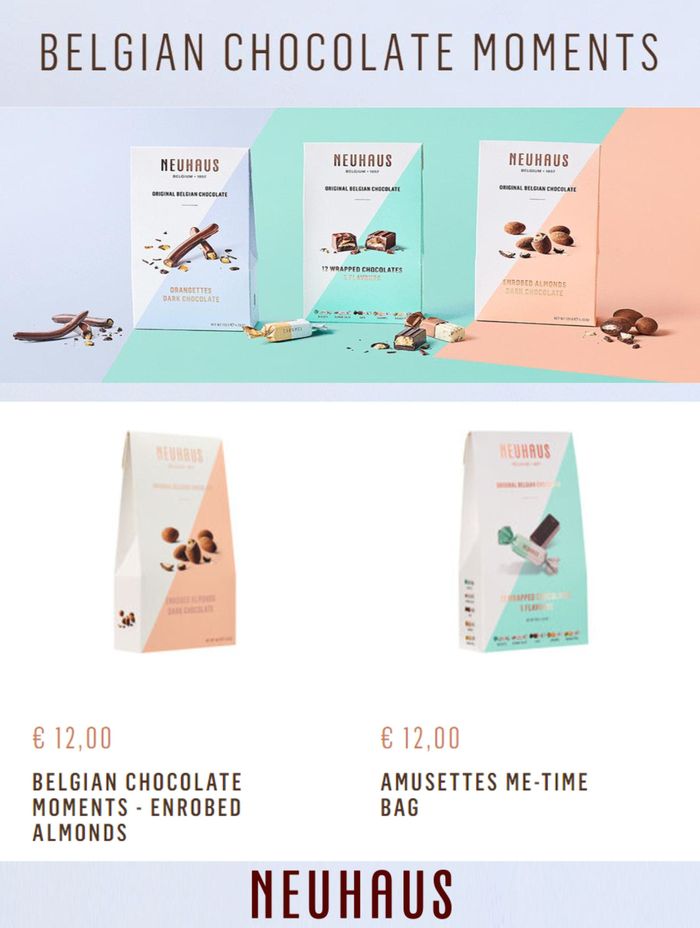 Catalogue Neuhaus à Bruxelles | Belgian Chocolate Moments | 23/9/2023 - 4/10/2023