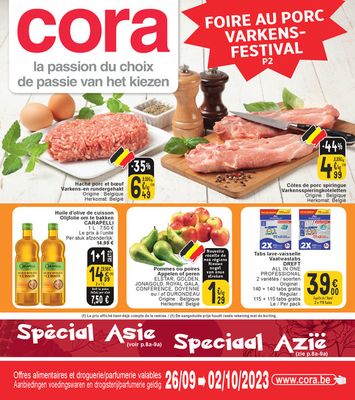 Catalogue Cora à Crainhem | Le marché du frais au - De versmarkt op 26-09 | 26/9/2023 - 2/10/2023