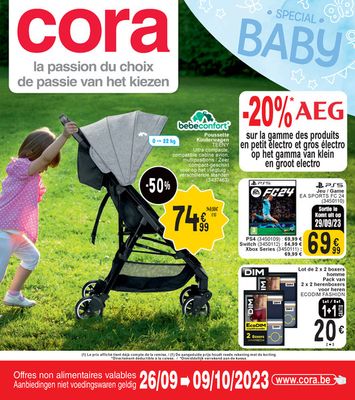Catalogue Cora à Bruxelles | Special Baby 26-09 | 26/9/2023 - 9/10/2023