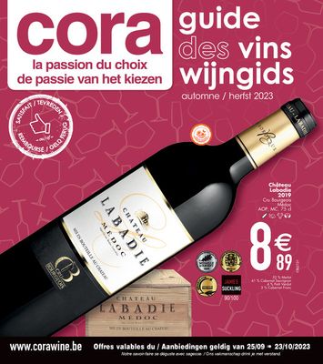 Catalogue Cora à Crainhem | folder Cora | 26/9/2023 - 23/10/2023