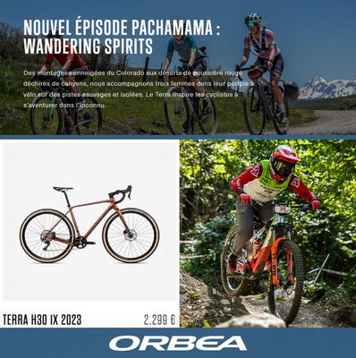 Promos de Sport à Liège | Nouvel Épisode Pachamama: Wandering Spirits sur Orbea | 23/9/2023 - 2/10/2023