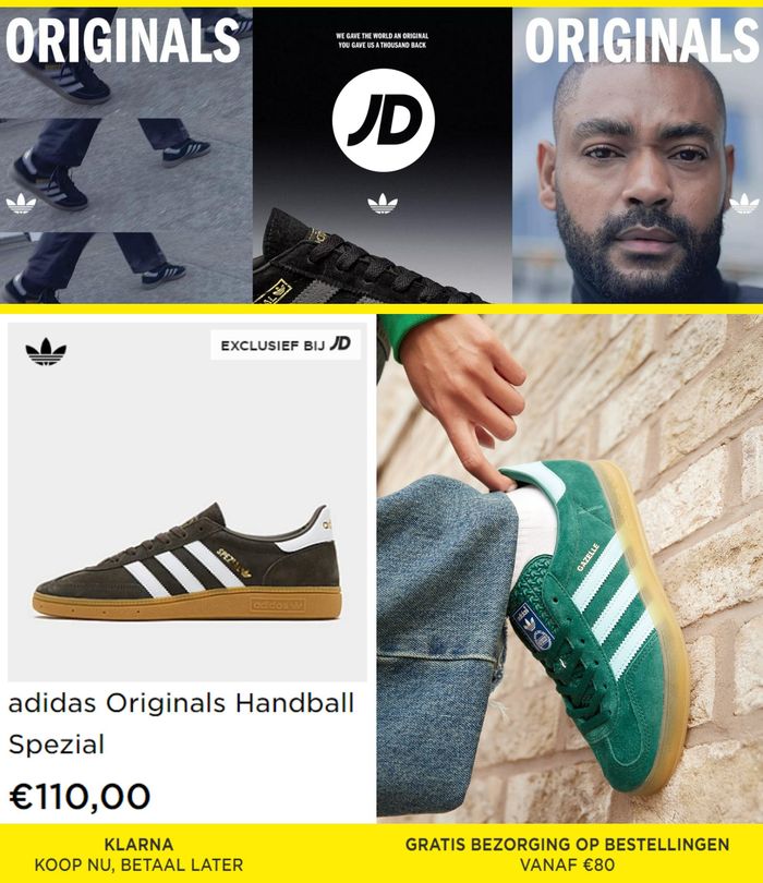 Catalogue JD Sports à Charleroi | JD Adidas Original | 24/9/2023 - 3/10/2023