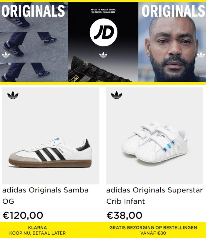 Catalogue JD Sports à Liège | JD Adidas Original | 24/9/2023 - 3/10/2023