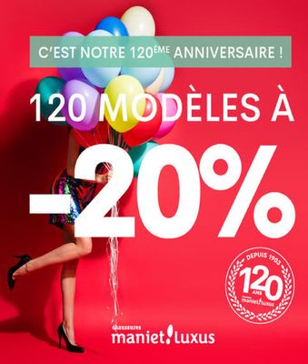 Promos de Vêtements, Chaussures et Accessoires à Charleroi | 120 Modèles à -20% sur Maniet Luxus | 25/9/2023 - 1/10/2023
