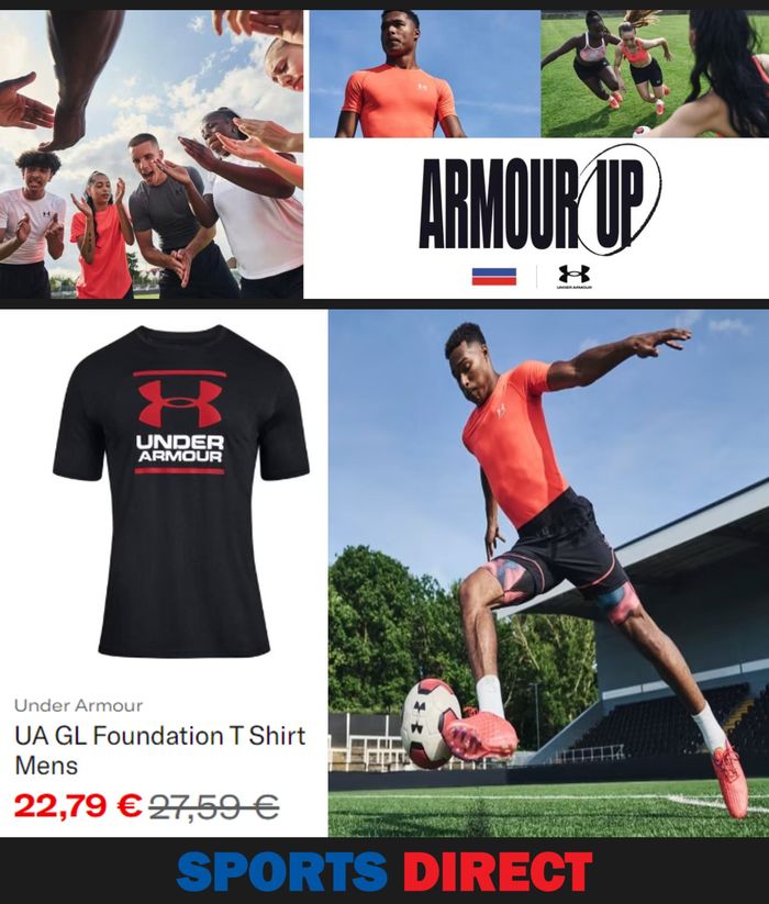 Catalogue Sports Direct à Liège | Armour Up | 25/9/2023 - 4/10/2023