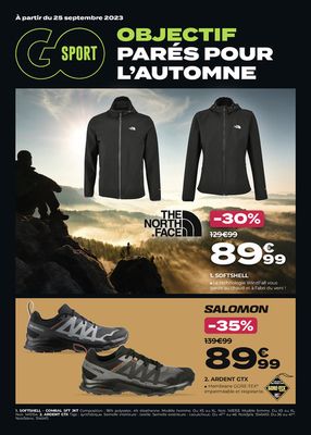Promos de Sport à Gent | Objectif Parés pour l'automne sur Go Sport | 25/9/2023 - 22/10/2023