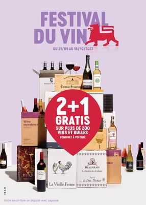 Catalogue AD Delhaize à Bruxelles | FR- Festival du Vin | 26/9/2023 - 18/10/2023