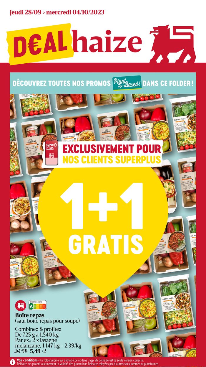 Catalogue AD Delhaize à Bruxelles | FR- D€ALhaize | 26/9/2023 - 4/10/2023