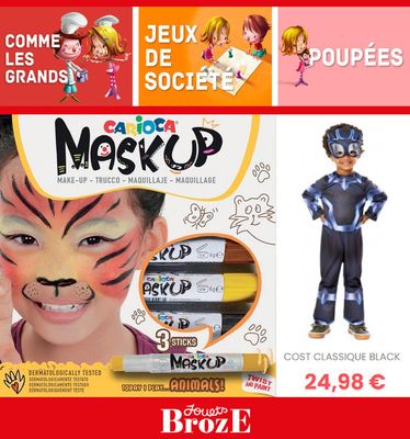 Promos de Jouets et Bébé à Charleroi | Jouets Broze Promotions sur Broze | 26/9/2023 - 5/10/2023