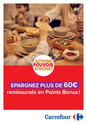 Promos de Supermarchés à Charleroi | Carnet coupons Bonus Time sur Carrefour | 25/9/2023 - 8/10/2023