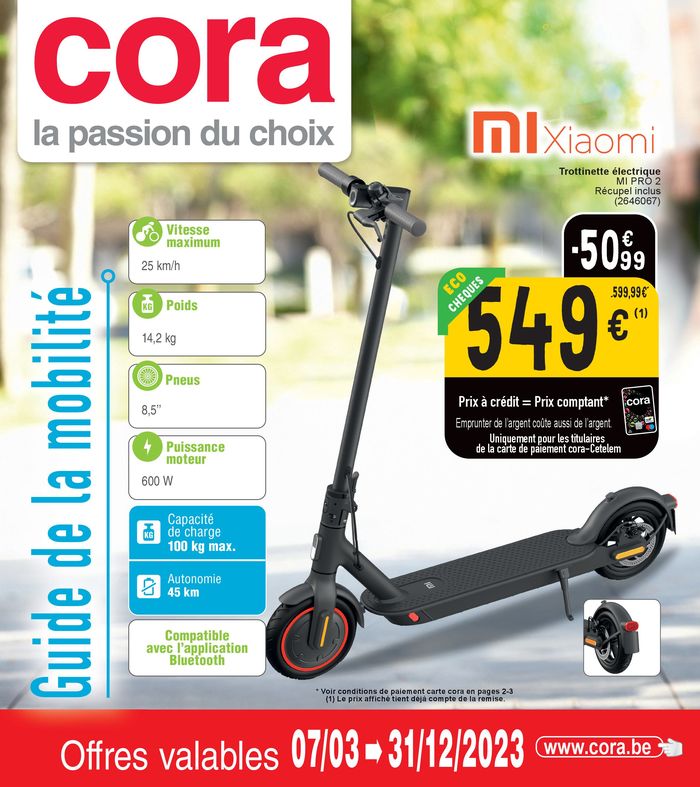 Catalogue Cora à Crainhem | L'assortiment vélo 2023 | 27/9/2023 - 31/12/2023