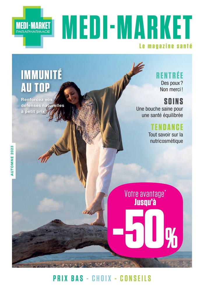 Catalogue Medi-Market à Liège | Immunité au top | 27/9/2023 - 31/10/2023