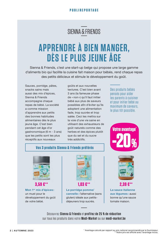 Catalogue Medi-Market à Liège | Immunité au top | 27/9/2023 - 31/10/2023