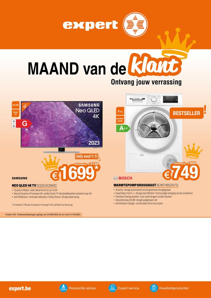Catalogue Expert à Gent | Maand Van De Klant | 2/10/2023 - 31/10/2023