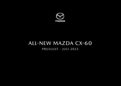Catalogue Mazda à Brasschaat | ALL-NEW MAZDA CX-60 | 6/10/2023 - 6/10/2024