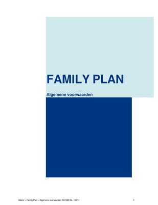 Catalogue Allianz | FAMILY PLAN | 11/10/2023 - 31/12/2023