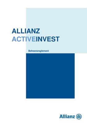 Catalogue Allianz | ALLIANZ ACTIVEINVEST  | 11/10/2023 - 31/12/2023