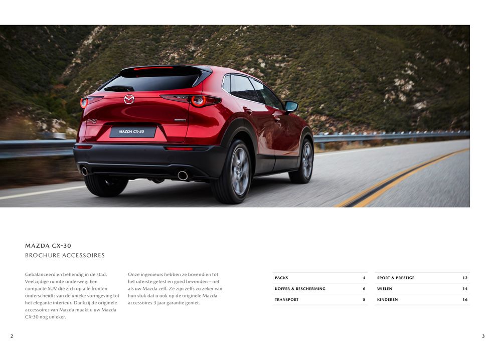Catalogue Mazda à Putte | MAZDA CX-30 BROCHURE ACCESSOIRES  | 13/10/2023 - 13/10/2024
