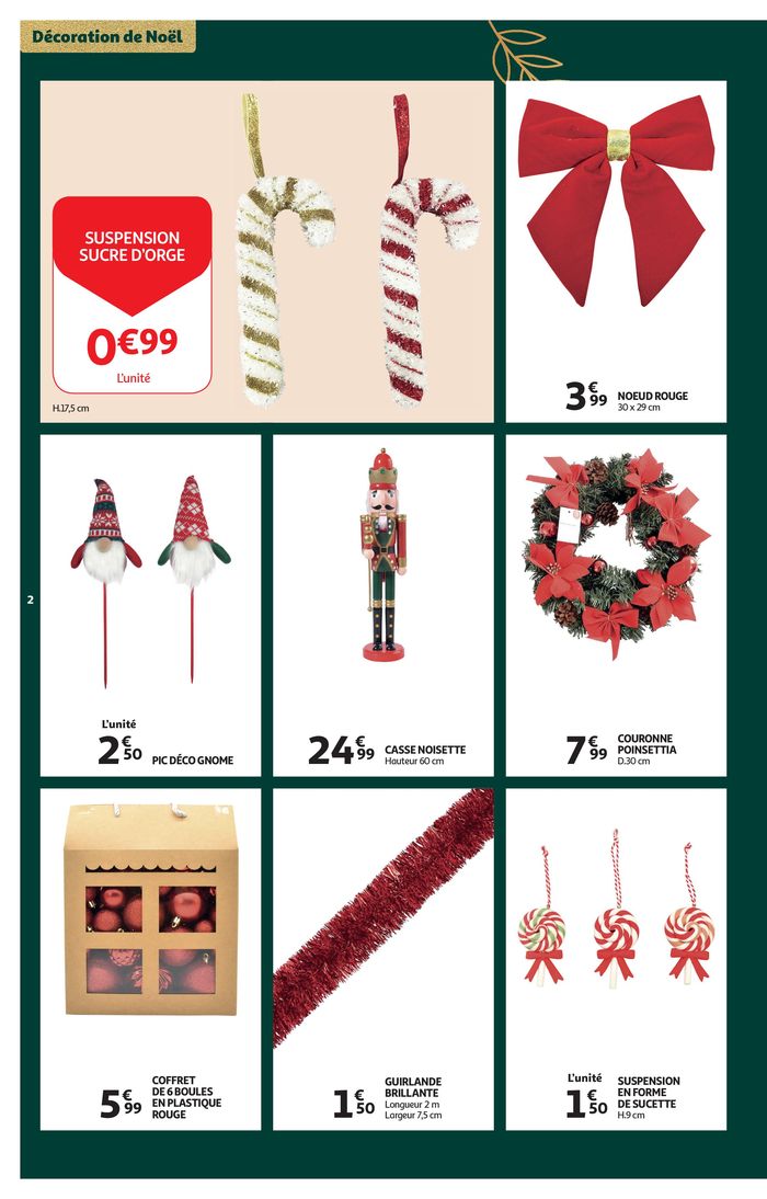 Catalogue Auchan | Spécial Décorations de Noel ! | 6/11/2023 - 10/12/2023