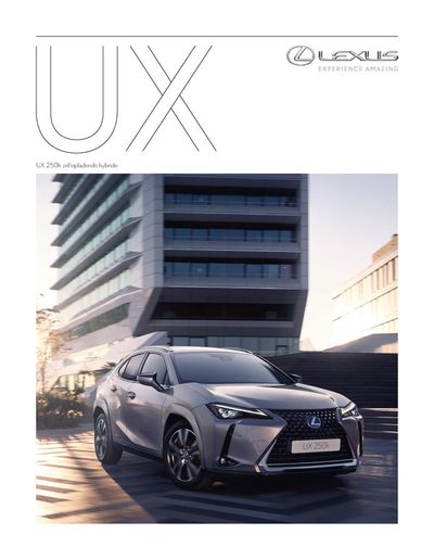 Catalogue Lexus à Liège | LEXUS UX  | 23/11/2023 - 23/11/2024