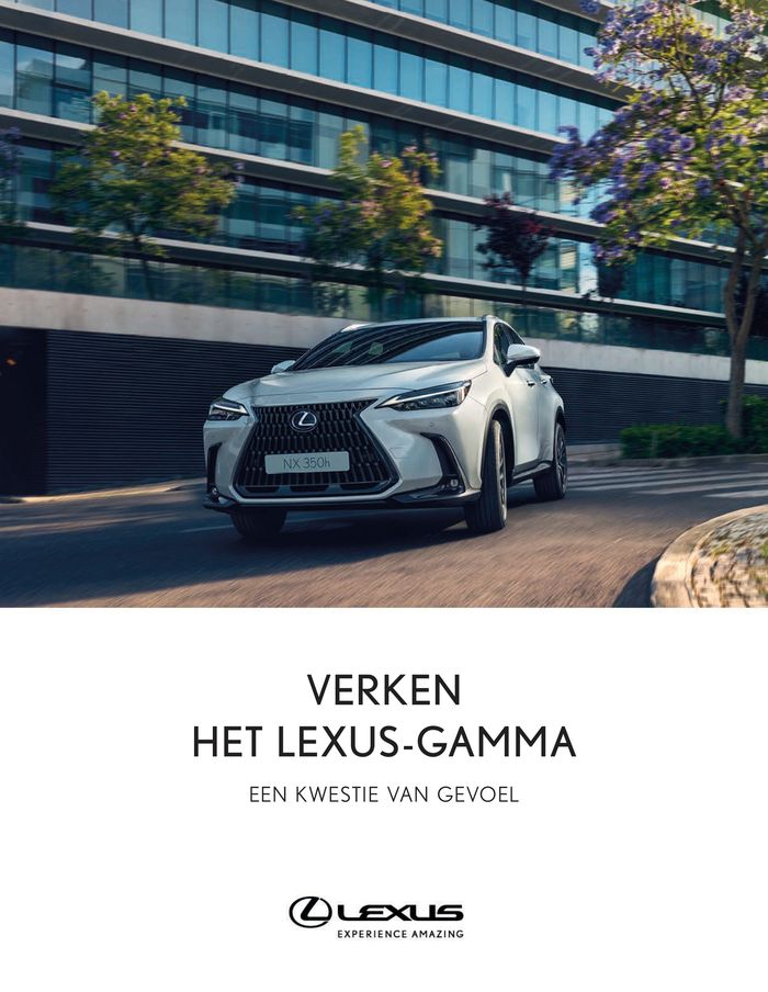 Catalogue Lexus à Wijnegem |  INSPIRE RANGE BROCHURE | 23/11/2023 - 23/11/2024