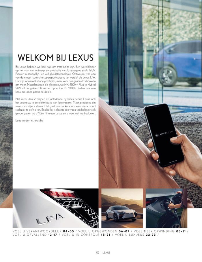 Catalogue Lexus à Hasselt |  INSPIRE RANGE BROCHURE | 23/11/2023 - 23/11/2024