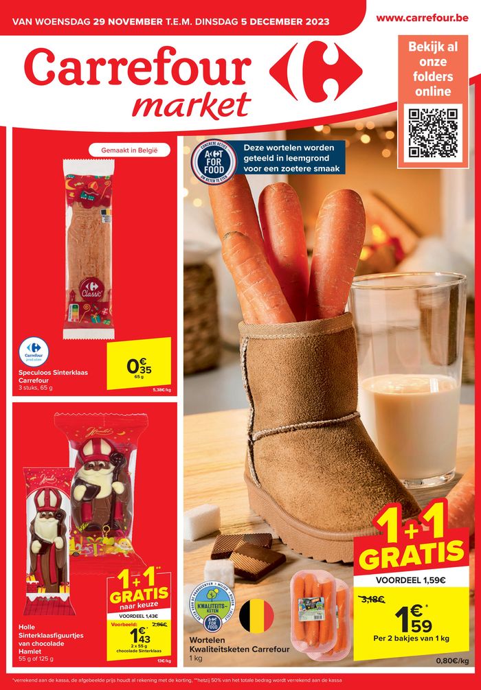 Catalogue Carrefour Market à Anvers | Promotie van de week | 29/11/2023 - 5/12/2023