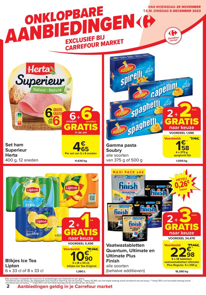 Catalogue Carrefour Market à Anvers | Promotie van de week | 29/11/2023 - 5/12/2023
