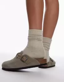 Birkenstock Boston braided clogs in taupe offre à 150€ sur ASOS