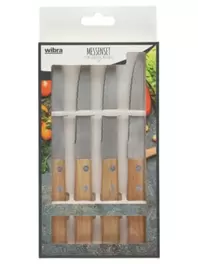 Set couteaux bois lot de 4 offre à 2,99€ sur Wibra